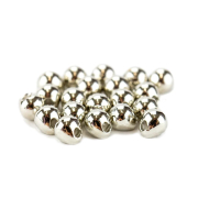 Tungsten Off Center Beads silber, 2,8 mm