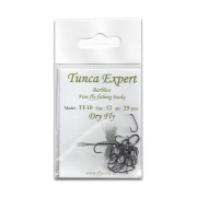 Tunca Expert Barbless Fly Hooks TE10 Fliegehaken 12