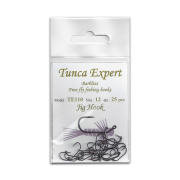 Tunca Expert Barbless Fly Hooks TE110 Jig size 14