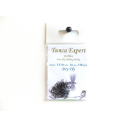 Tunca Expert Barbless Fly Hooks TE10 Dry Fly size 16  100 P