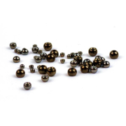 Tungsten Perlen schwarz 20 St&uuml;ck 3,3 mm