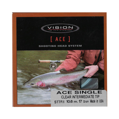 Vision ACE Single Shooting Heads Clear Intermediate Tip ST9F/I / 22g / 340gr