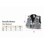 Traper Fliegenfischerweste Montana shadow grey