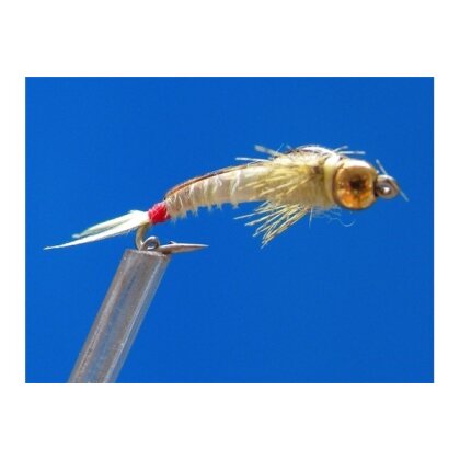 Goldkopf Epoxy Back Red Tag Sally Nymphe Gr.16