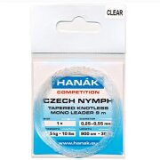 Hanak Czech Nymph Tapered Knotless Mono Leader (clear)